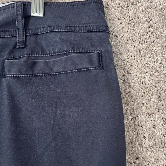 Tommy Hilfiger Pants Womens 14 Janie Fit Blue Flat Front Boot Cut Pockets Cotton - Picture 3 of 11